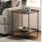 Alaterre Furniture 27 W, 19 L, 27 H, Oak, Rustic Brown ANKY01RBG - alternate 7